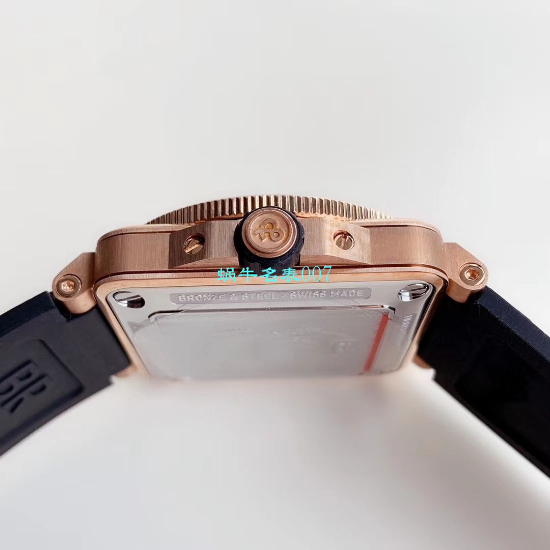 【BR Factory 复刻高仿Bell & Ross青铜手表】 Bell & Ross INSTRUMENTS系列BR0392-D-BL-BR/SCA wrist watch  / BR0392divB