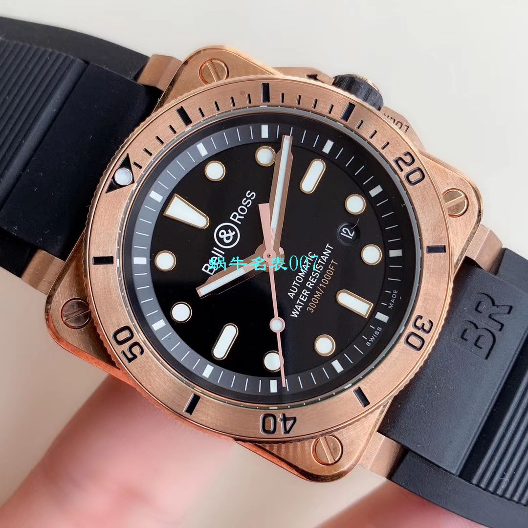 【BR Factory 复刻高仿Bell & Ross青铜手表】 Bell & Ross INSTRUMENTS系列BR0392-D-BL-BR/SCA wrist watch  / BR0392divB