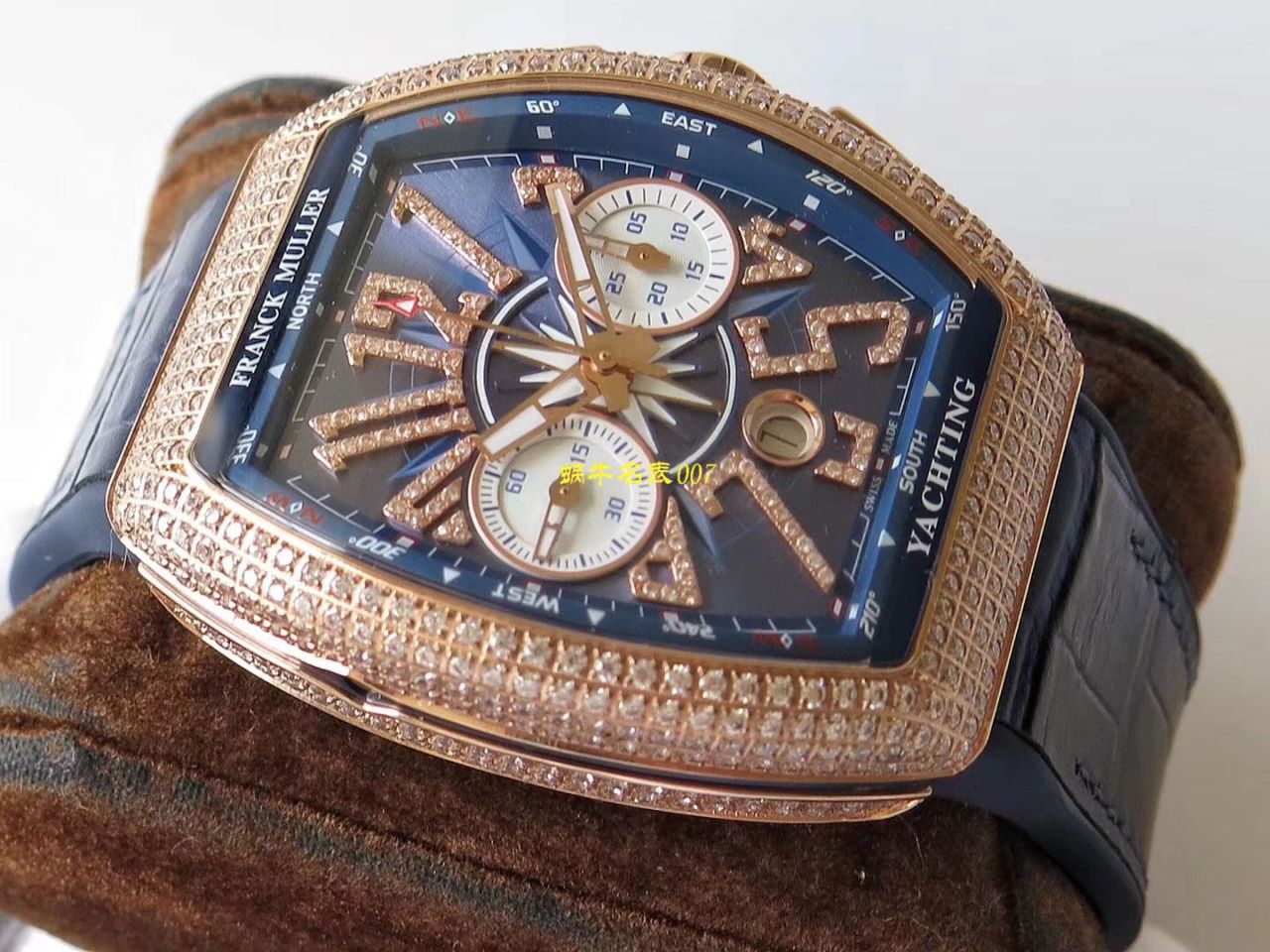 【台湾 Factory Franck Muller复刻高仿手表】 Franck Muller MEN'S COLLECTION系列V 45 CC DT YACHT wrist watch  / FL063