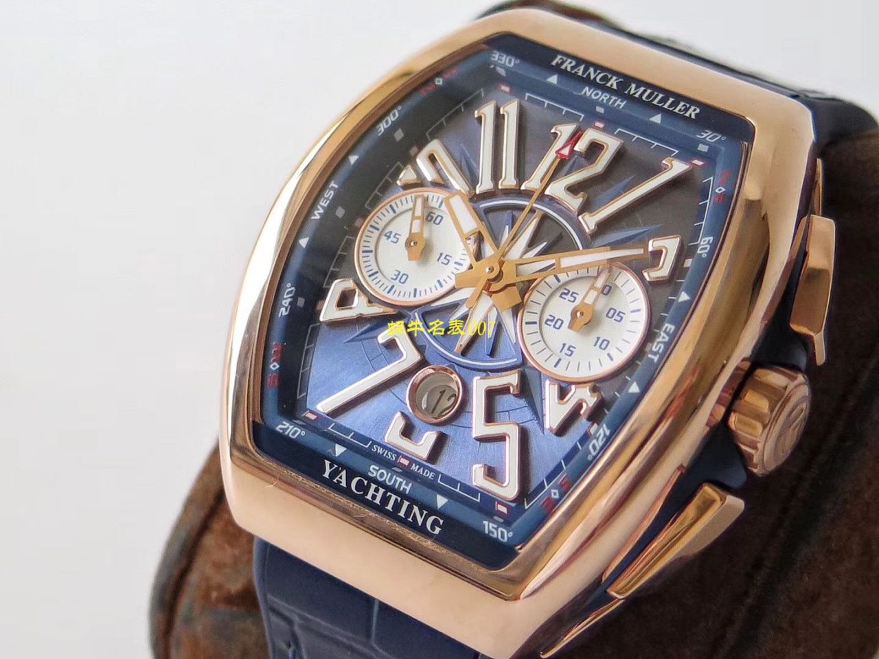 【台湾 Factory Franck Muller复刻高仿手表】 Franck Muller MEN'S COLLECTION系列V 45 CC DT YACHT wrist watch  / FL063