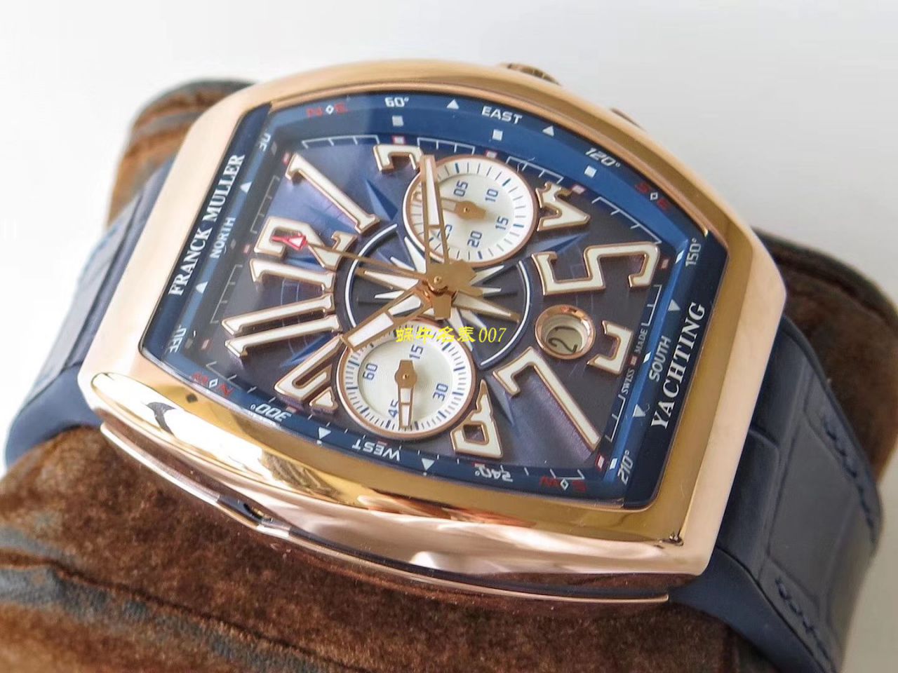 【台湾 Factory Franck Muller复刻高仿手表】 Franck Muller MEN'S COLLECTION系列V 45 CC DT YACHT wrist watch  / FL063
