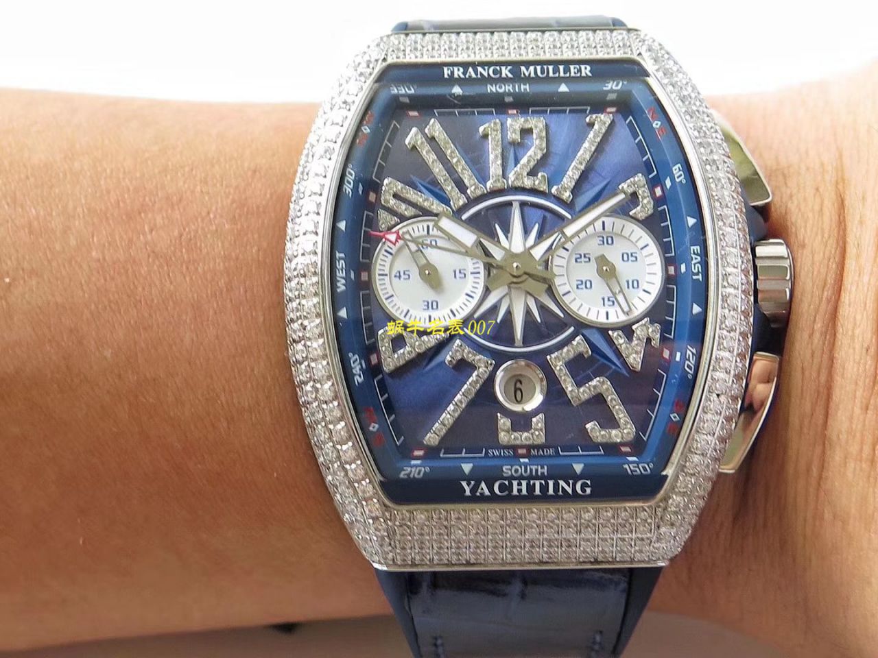 【台湾 Factory Franck Muller复刻高仿手表】 Franck Muller MEN'S COLLECTION系列V 45 CC DT YACHT wrist watch  / FL063