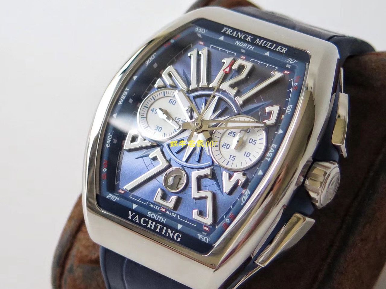 【台湾 Factory Franck Muller复刻高仿手表】 Franck Muller MEN'S COLLECTION系列V 45 CC DT YACHT wrist watch  / FL063