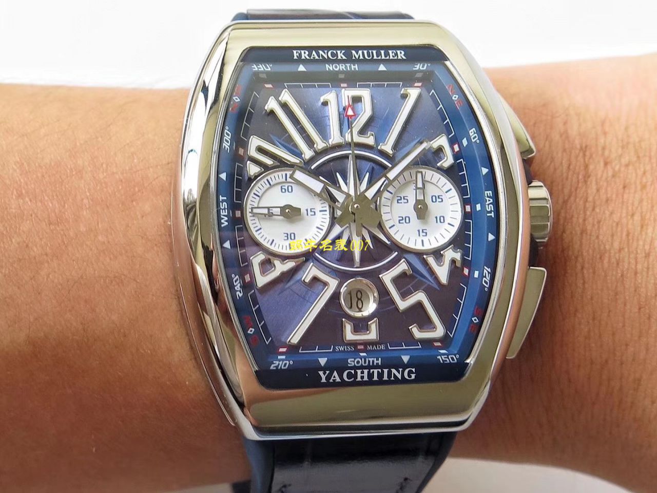 【台湾 Factory Franck Muller复刻高仿手表】 Franck Muller MEN'S COLLECTION系列V 45 CC DT YACHT wrist watch  / FL063