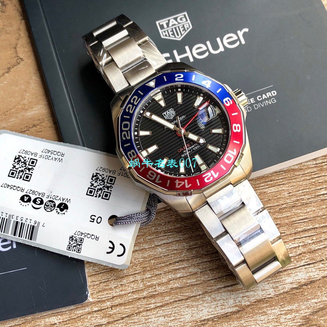 【渠道原单货】 TAG Heuer 竞潜系列WAY201F.BA0927GMT wrist watch  / TG067