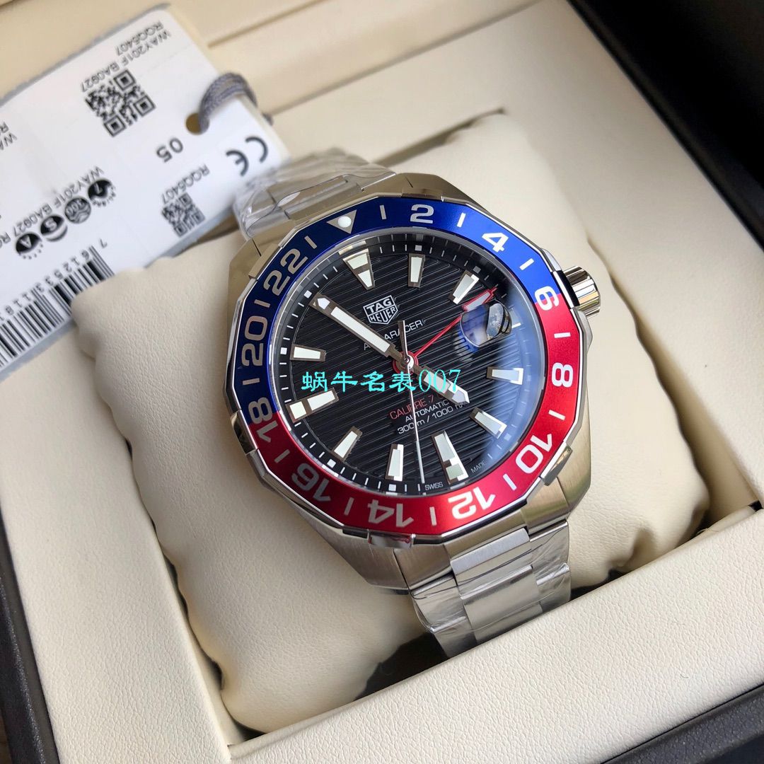 【渠道原单货】 TAG Heuer 竞潜系列WAY201F.BA0927GMT wrist watch  / TG067