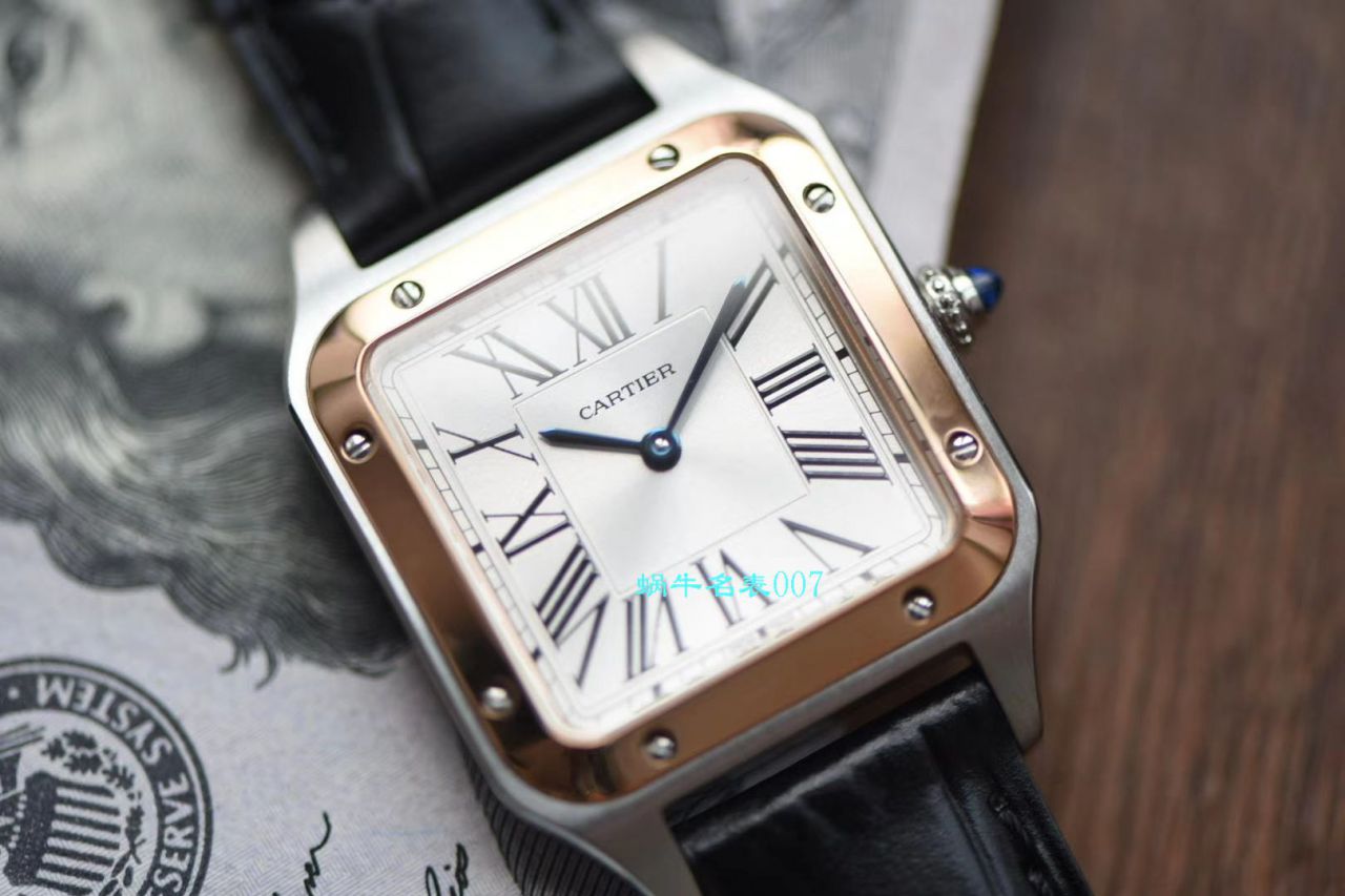 【XF Factory  Cartier  复刻高仿表】 Cartier   Santos 系列W2SA0012（小号） wrist watch 间玫 Santos 杜蒙 / K231