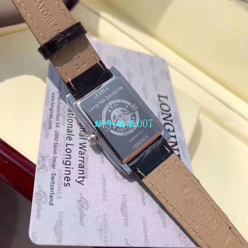 【渠道原单女表林志玲同款】 Longines 优雅DOLCEVITA黛绰维纳系列L5.255.4.71.5 wrist watch  / L121