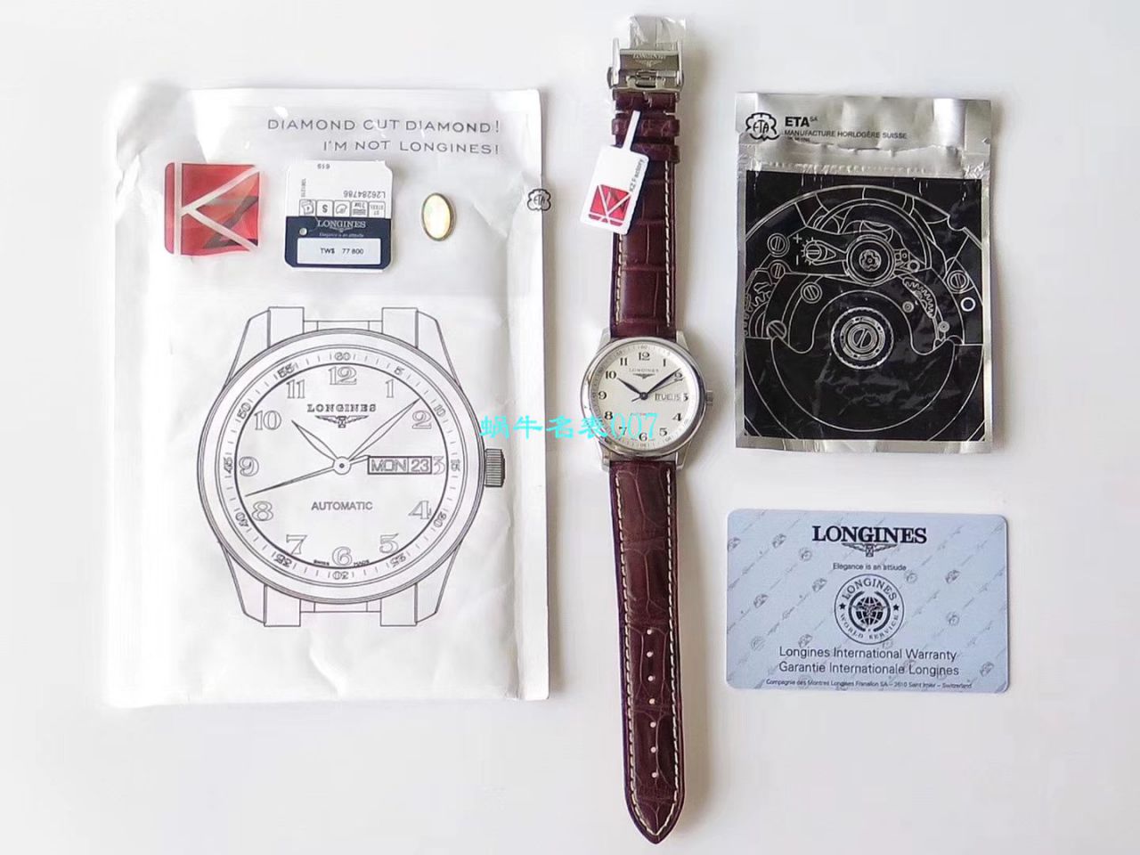 【 Video analysis KZ Factory Longines复刻高仿表】 Longines 名匠系列L2.755.4.78.6、L2.755.4.78.3 wrist watch  / LG100