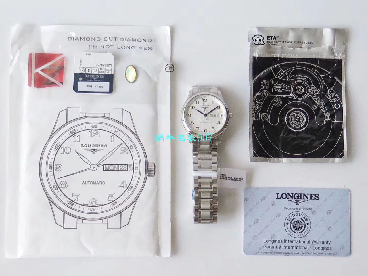 【 Video analysis KZ Factory Longines复刻高仿表】 Longines 名匠系列L2.755.4.78.6、L2.755.4.78.3 wrist watch  / LG100