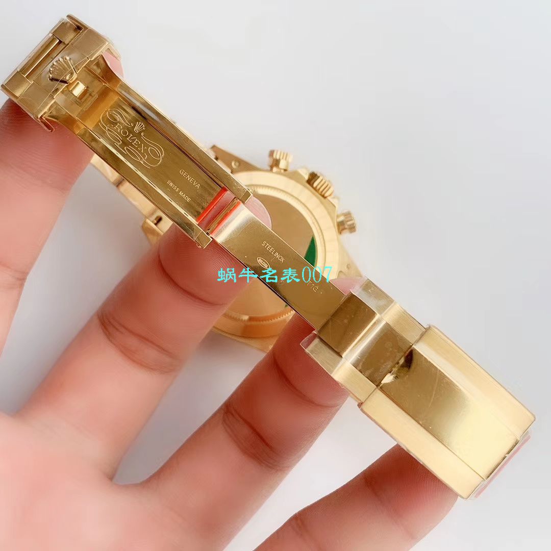 【N Factory 复刻表独家真正4130 Movement 】 Rolex  Cosmograph Daytona  Ditongna  top 复刻高仿116508金盘 wrist watch  / R389