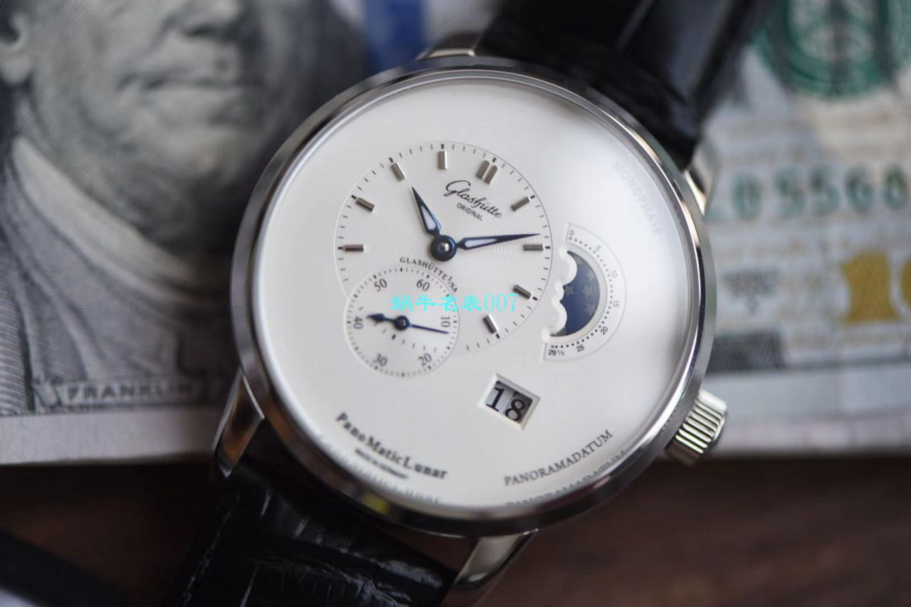 【TZ Factory Glashütte Original复刻高仿表】glashuette original原创偏心系列1-90-02-42-32-05 wrist watch  / GLA053