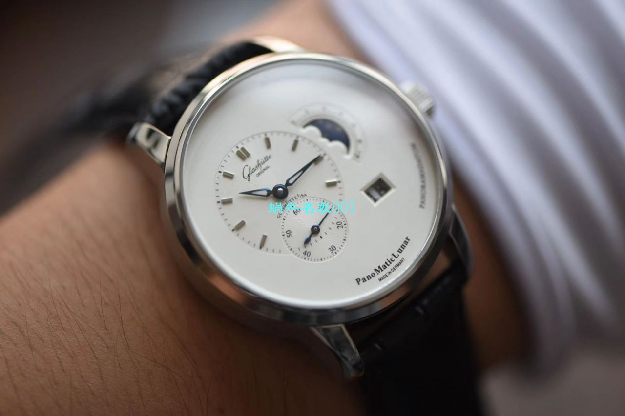 【TZ Factory Glashütte Original复刻高仿表】glashuette original原创偏心系列1-90-02-42-32-05 wrist watch  / GLA053