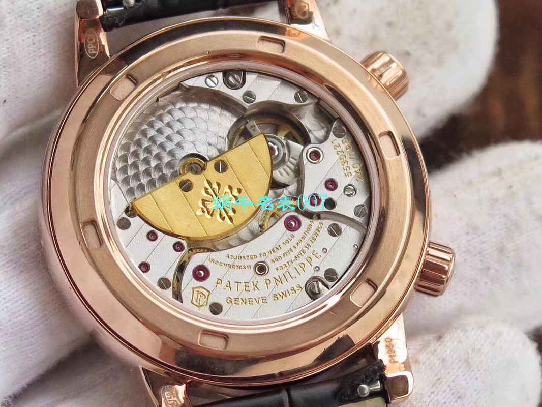 【台湾 Factory PATEK PHILIPPE复刻高仿表】 PATEK PHILIPPE 超级复杂功能计时系列6104R-001 wrist watch  / BD232