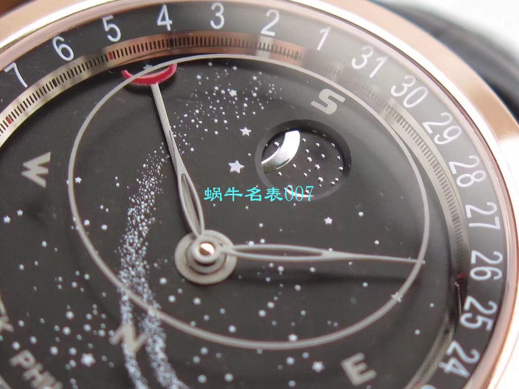 【台湾 Factory PATEK PHILIPPE复刻高仿表】 PATEK PHILIPPE 超级复杂功能计时系列6104R-001 wrist watch  / BD232