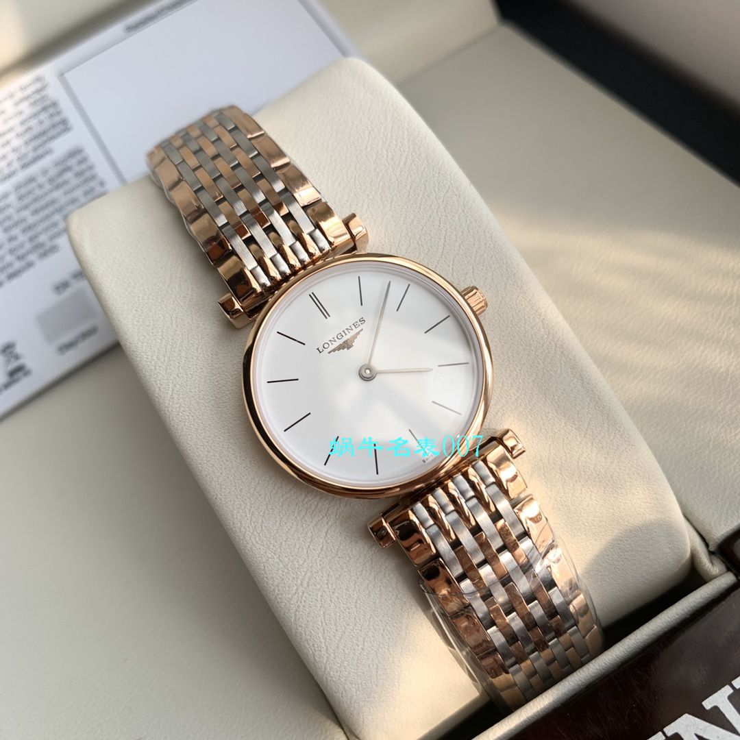 【渠道原单】 Longines 优雅系列L4.209.1.92.7 wrist watch  / L101