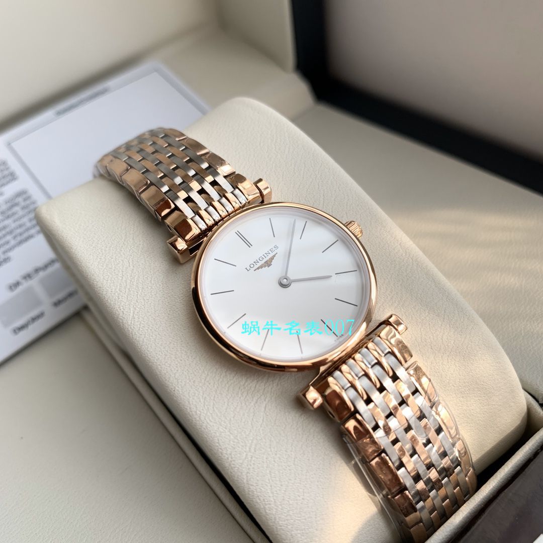 【渠道原单】 Longines 优雅系列L4.209.1.92.7 wrist watch  / L101