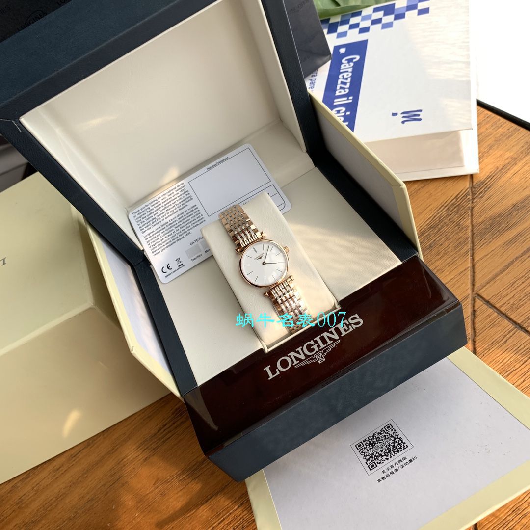 【渠道原单】 Longines 优雅系列L4.209.1.92.7 wrist watch  / L101