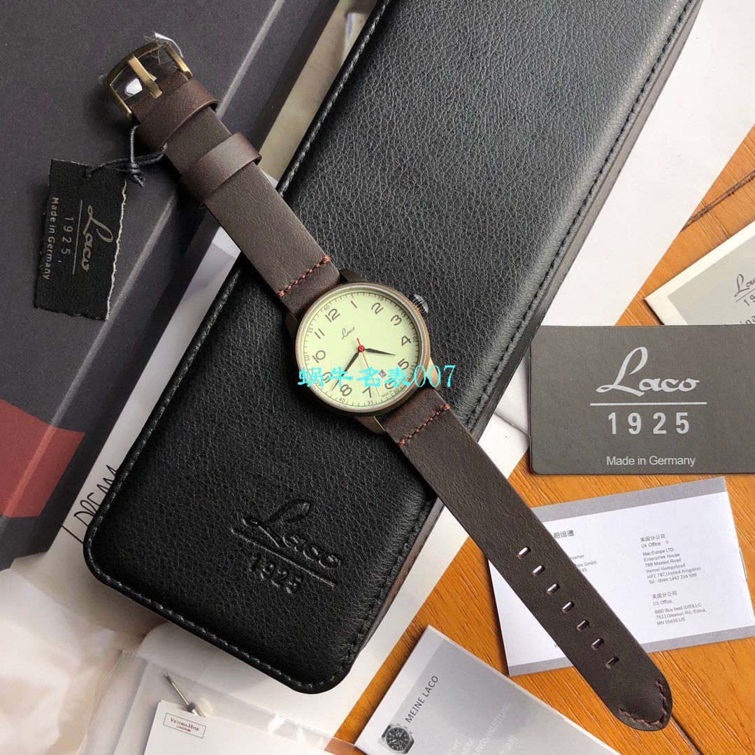 【渠道LACO原单】朗坤飞行员系列861760N wrist watch  