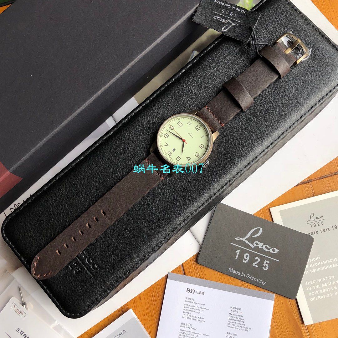 【渠道LACO原单】朗坤飞行员系列861760N wrist watch  
