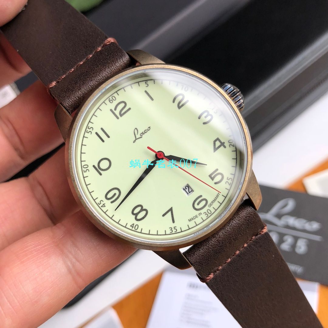 【渠道LACO原单】朗坤飞行员系列861760N wrist watch  
