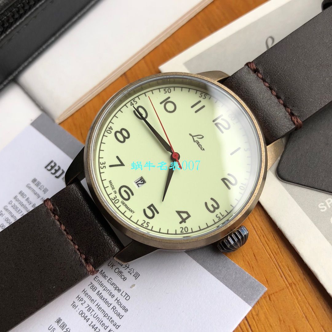【渠道LACO原单】朗坤飞行员系列861760N wrist watch  