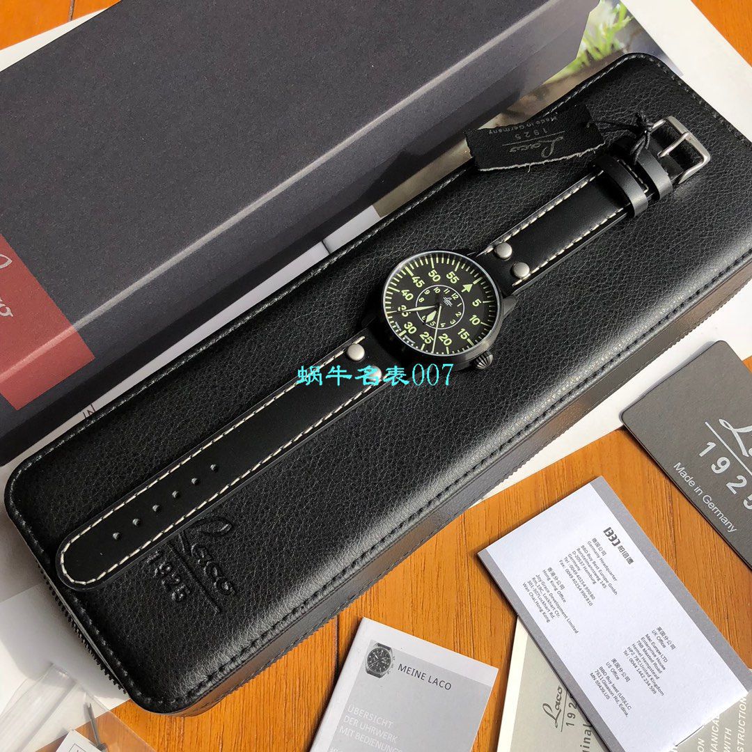 【渠道LACO原单】朗坤飞行员系列861760N wrist watch  