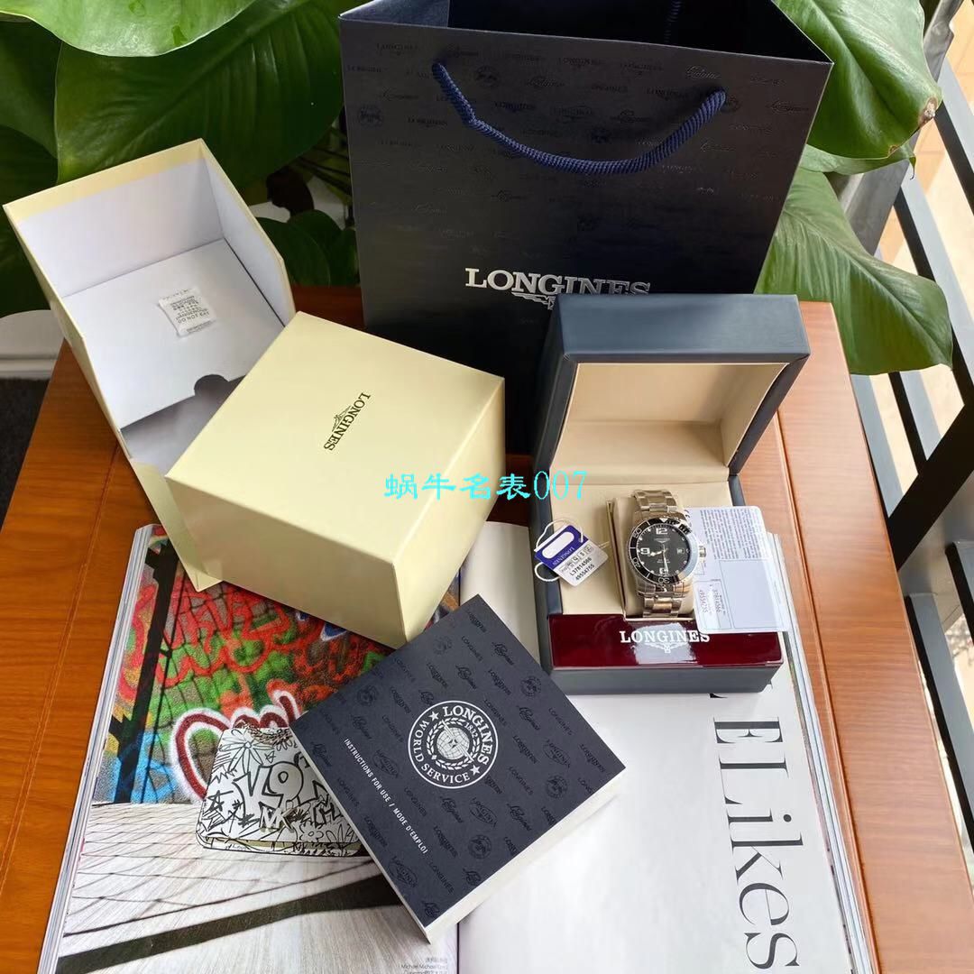 【渠道原单Longines】 Longines 康卡斯潜水系列L3.742.4.56.6 wrist watch  / L116