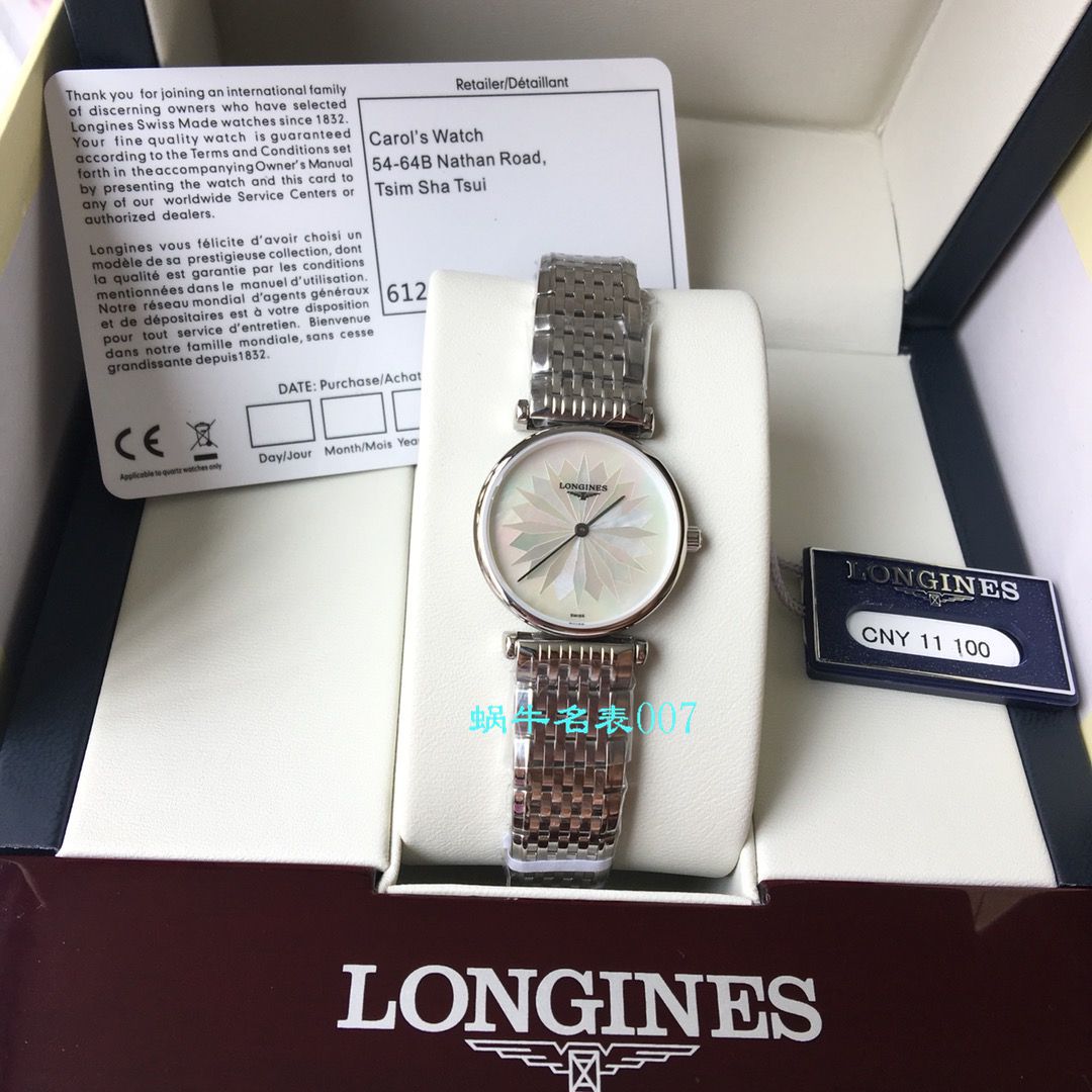【渠道Longines原单女表】 Longines 嘉岚系列L4.209.4.04.6，L4.209.4.03.6，L4.209.4.05.6 wrist watch  / L126