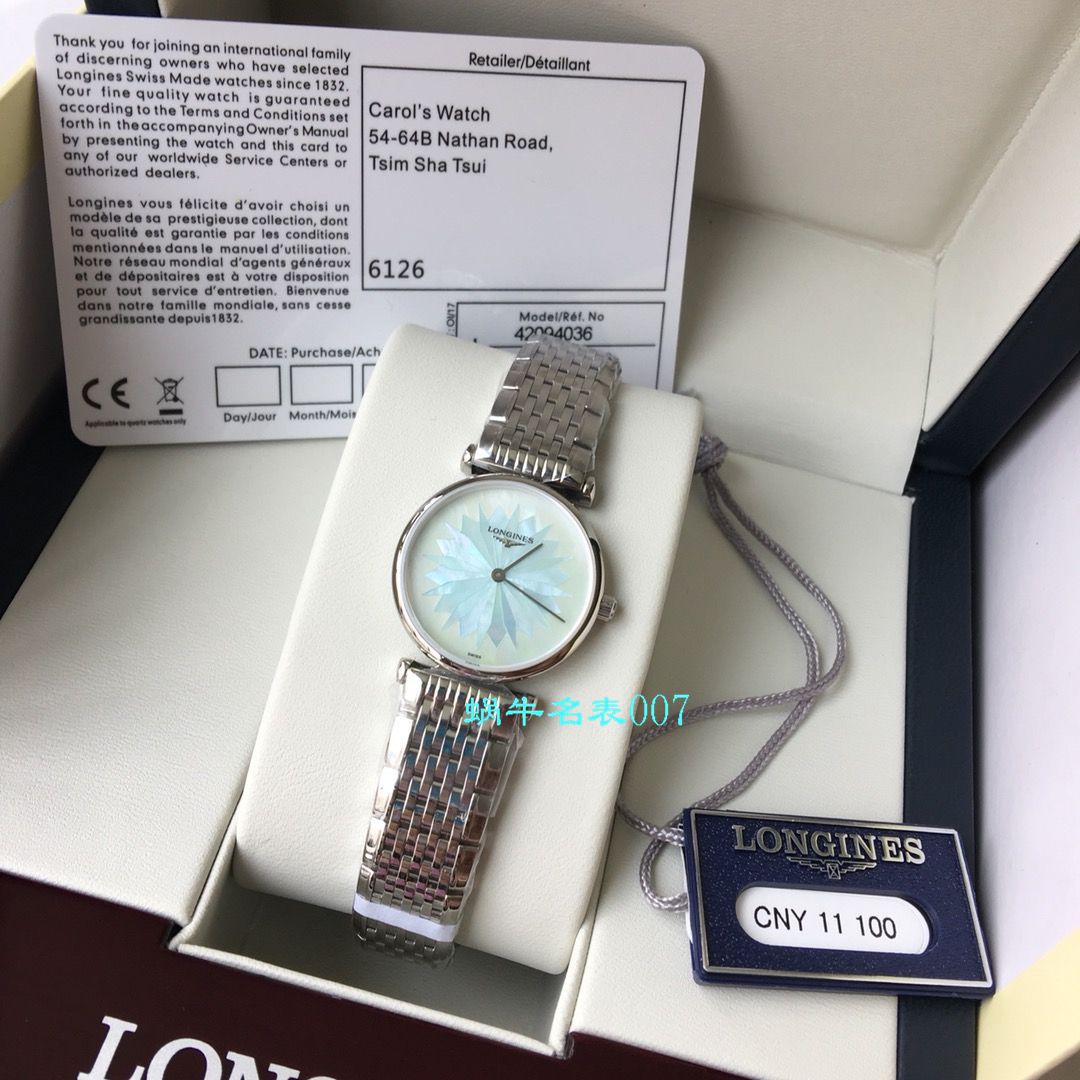 【渠道Longines原单女表】 Longines 嘉岚系列L4.209.4.04.6，L4.209.4.03.6，L4.209.4.05.6 wrist watch  / L126
