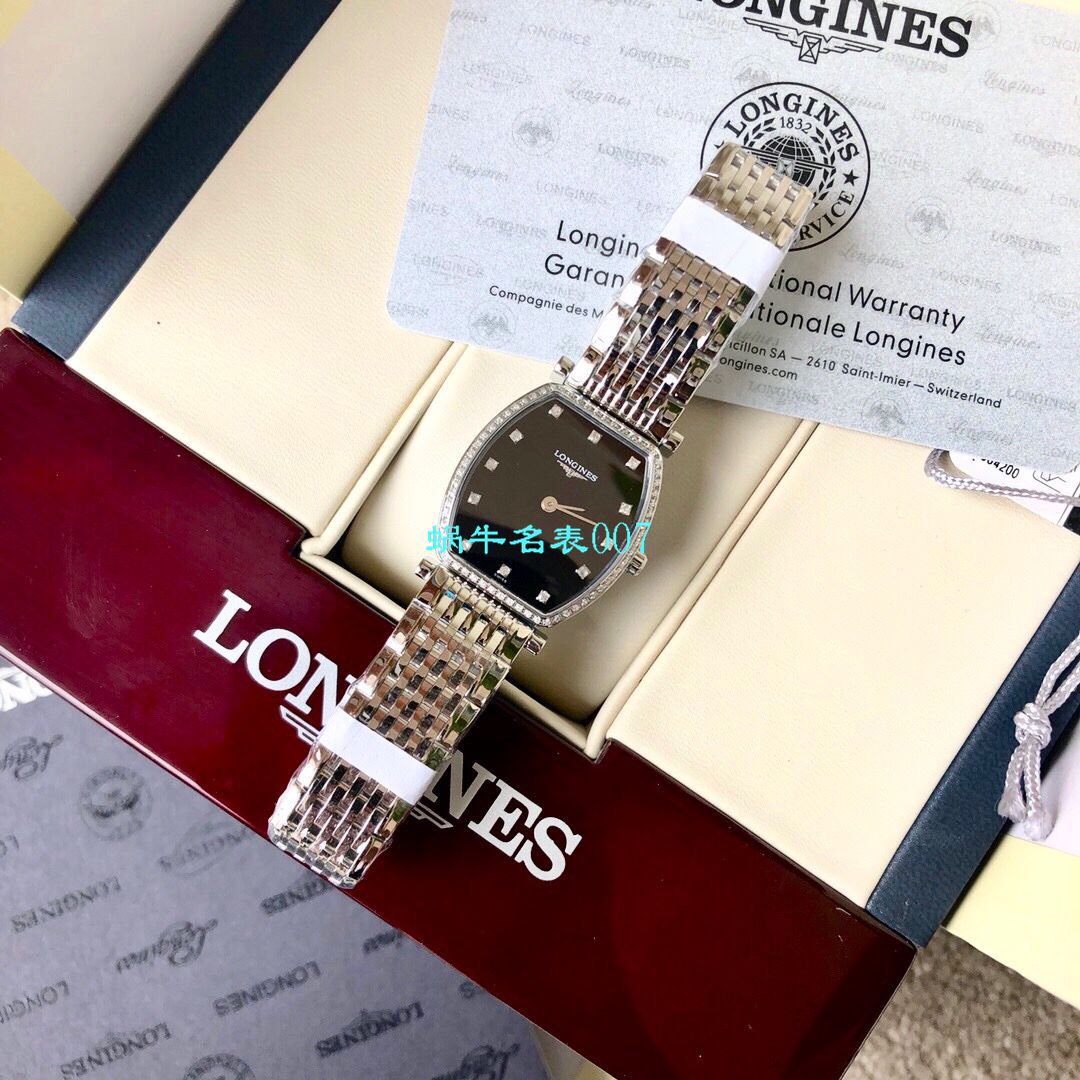 【渠道钻面款真钻原单】 Longines 优雅系列嘉岚L4.288.0.58.6，L4.288.0.87.6女士 wrist watch  / L128