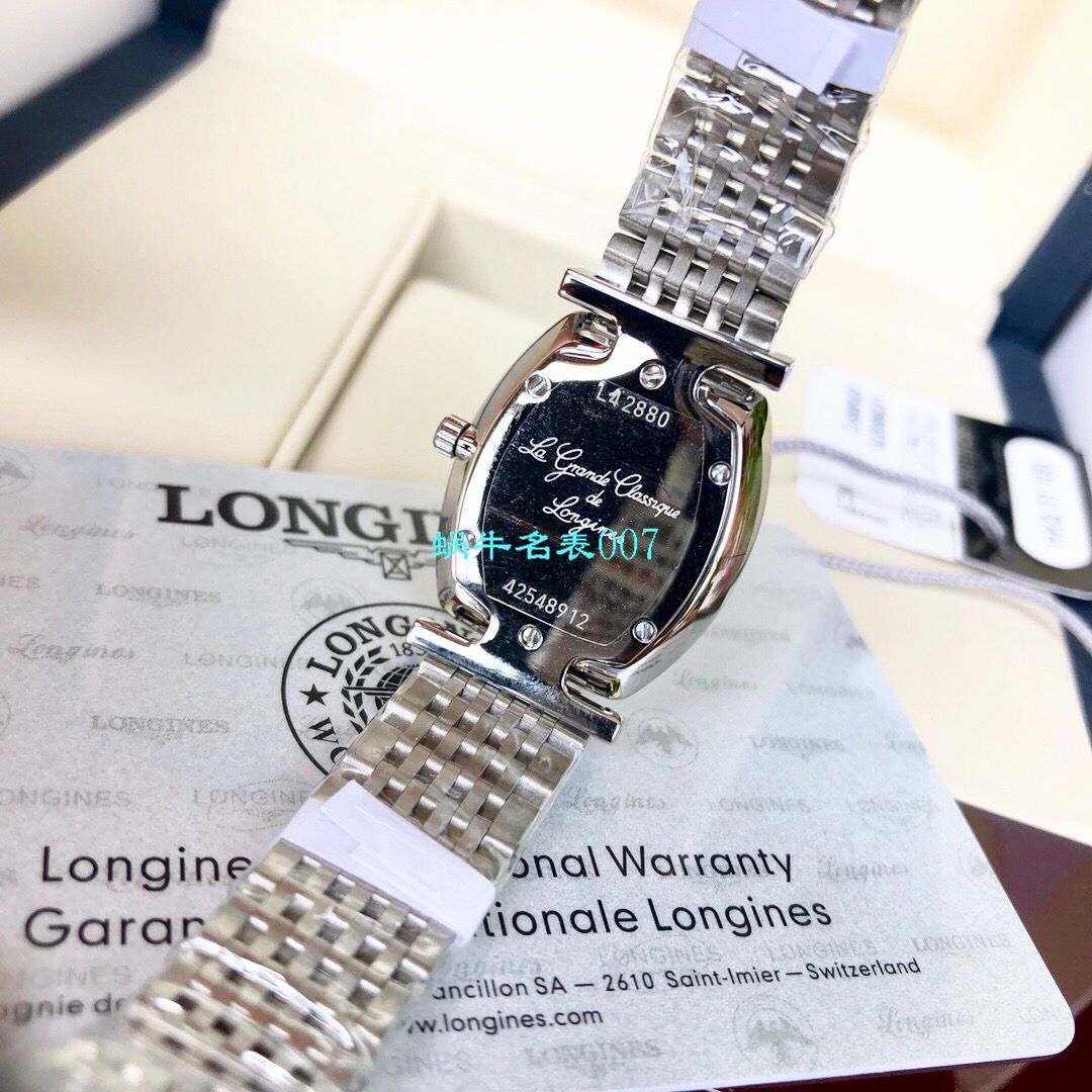 【渠道钻面款真钻原单】 Longines 优雅系列嘉岚L4.288.0.58.6，L4.288.0.87.6女士 wrist watch  / L128