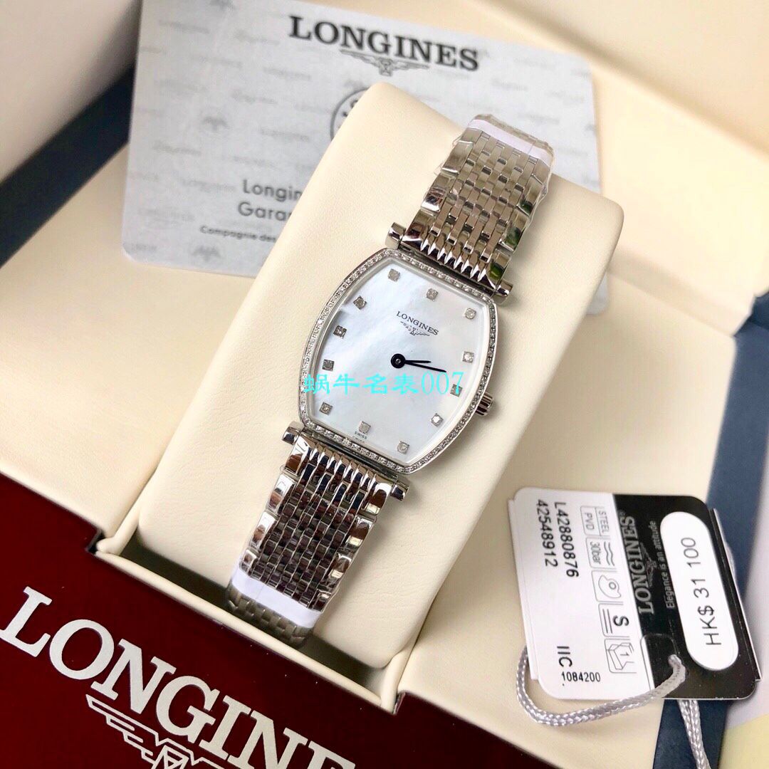【渠道钻面款真钻原单】 Longines 优雅系列嘉岚L4.288.0.58.6，L4.288.0.87.6女士 wrist watch  / L128