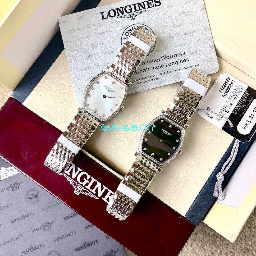 【渠道钻面款真钻原单】 Longines 优雅系列嘉岚L4.288.0.58.6，L4.288.0.87.6女士 wrist watch  / L128