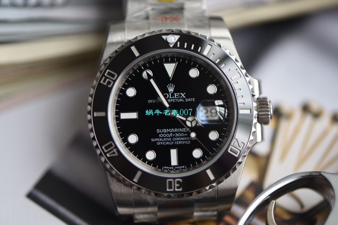 【 Video analysis N Factory  Submariner  Submariner V10升​级版本手表】 Rolex  Submariner 型高仿116610LV-97200，116610LN-97200黑 Submariner  wrist watch  / R390