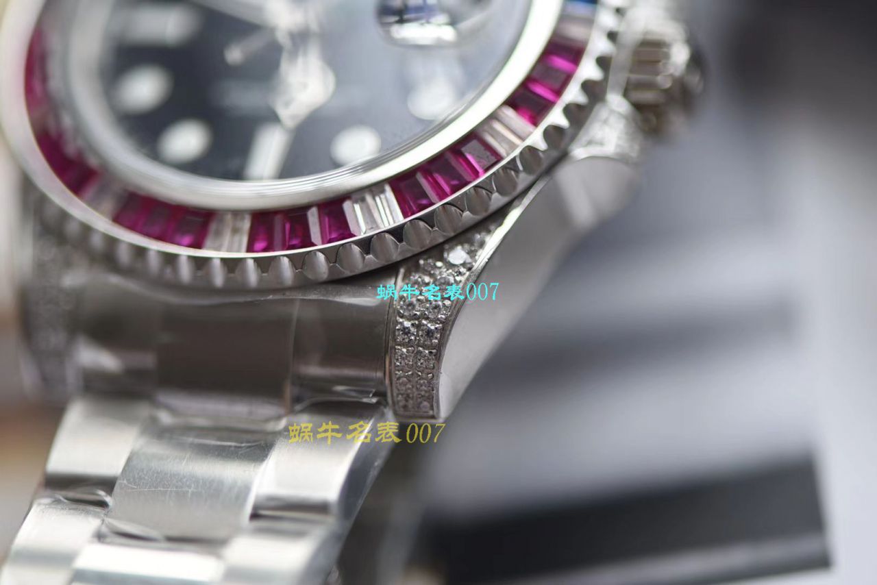 【LF Factory Rolex top 复刻高仿手表】 Rolex  GMT MASTER II系列镶钻116758 SAru-78208,116759 SAru-78209 wrist watch  / R389