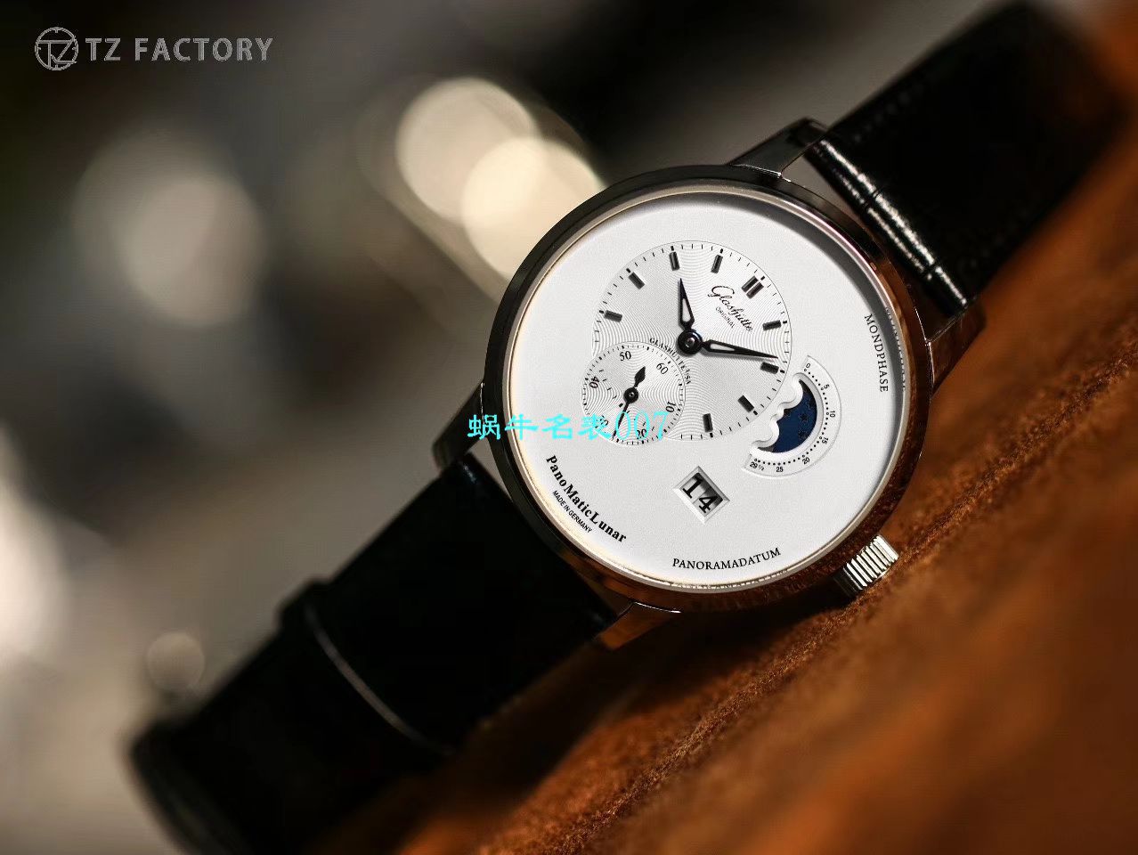 【TZ Factory Glashütte Original复刻高仿表】glashuette original原创偏心系列1-90-02-42-32-05 wrist watch  / GLA053