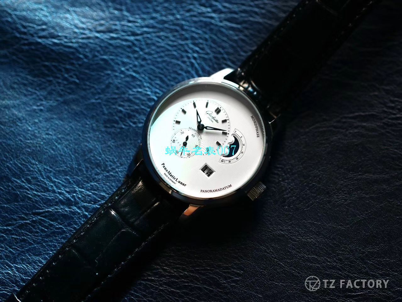 【TZ Factory Glashütte Original复刻高仿表】glashuette original原创偏心系列1-90-02-42-32-05 wrist watch  / GLA053