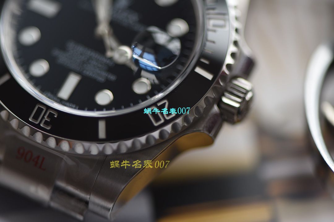 【 Video analysis N Factory V10版本Rolex Submariner 高仿表】 Rolex  Submariner 型系列116610LN-97200黑盘 wrist watch  / R391