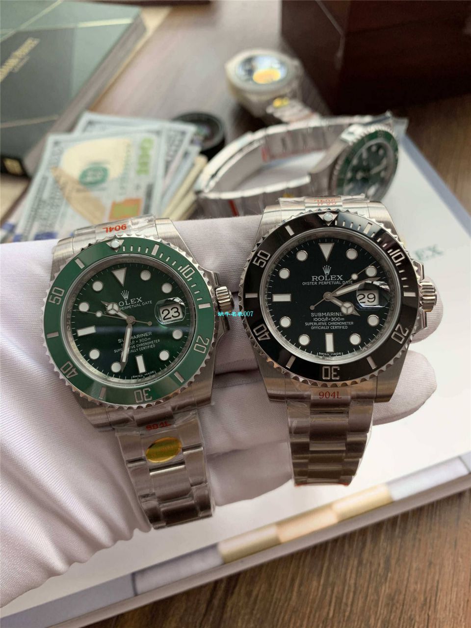 【 Video analysis N Factory V10版本Rolex Submariner 高仿表】 Rolex  Submariner 型系列116610LN-97200黑盘 wrist watch  / R391