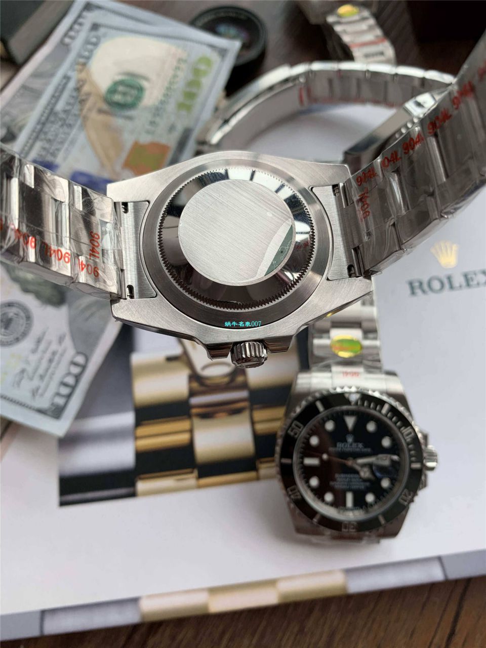 【 Video analysis N Factory V10版本Rolex Submariner 高仿表】 Rolex  Submariner 型系列116610LN-97200黑盘 wrist watch  / R391