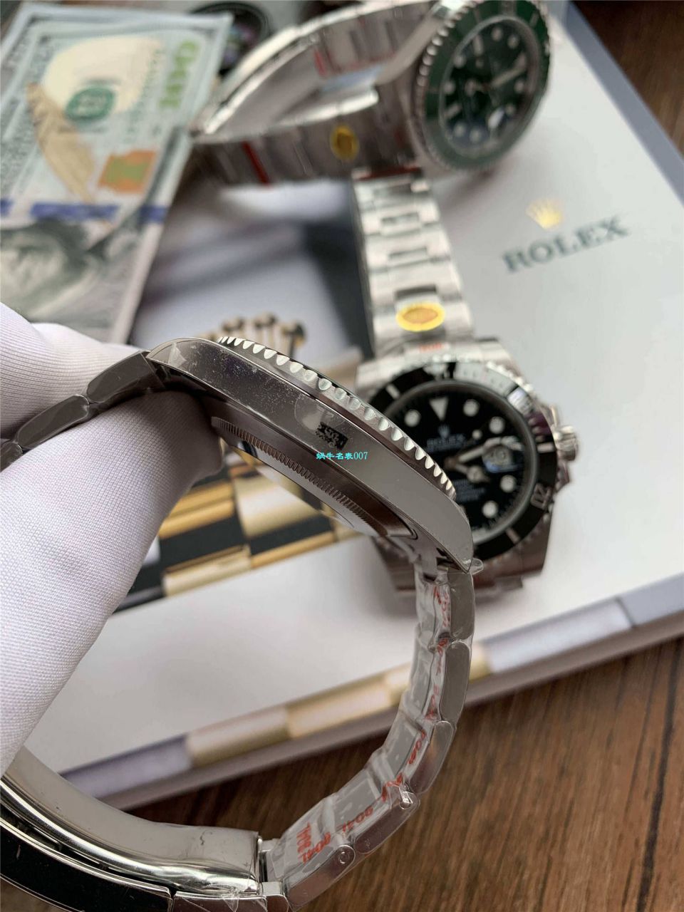【 Video analysis N Factory V10版本Rolex Submariner 高仿表】 Rolex  Submariner 型系列116610LN-97200黑盘 wrist watch  / R391