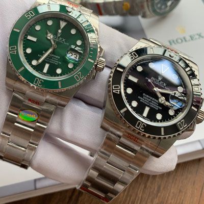 【 Video analysis N Factory V10版本Rolex Submariner 高仿表】 Rolex  Submariner 型系列116610LN-97200黑盘 wrist watch  / R391