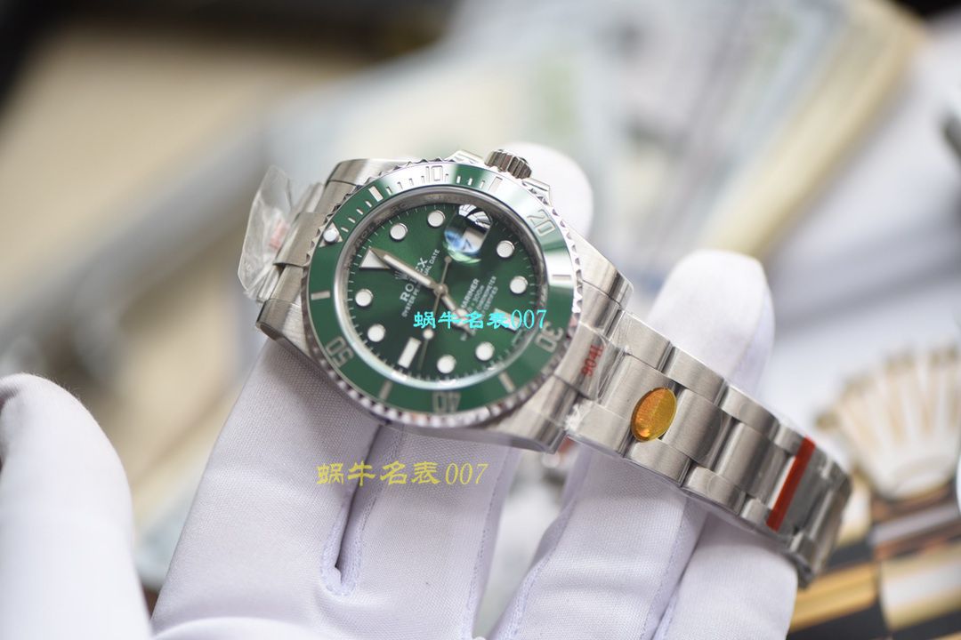 【 Video analysis 最完‎美复刻高仿​Rolex Submariner ‎SUBN Factory V10升​级版】 Rolex  Submariner 型系列116610LV-97200绿盘 wrist watch  / R392