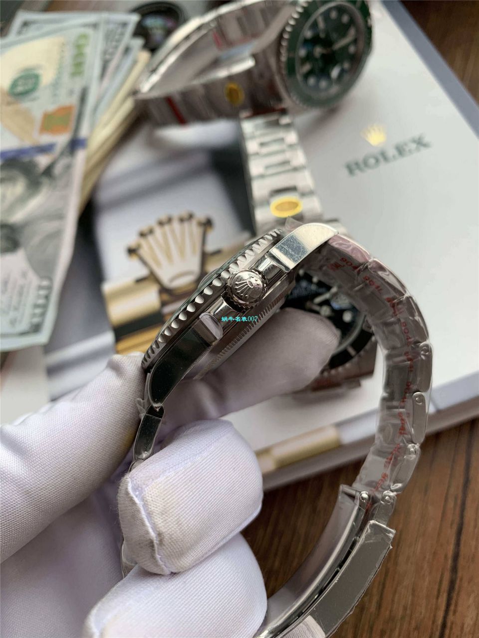 【 Video analysis 最完‎美复刻高仿​Rolex Submariner ‎SUBN Factory V10升​级版】 Rolex  Submariner 型系列116610LV-97200绿盘 wrist watch  / R392