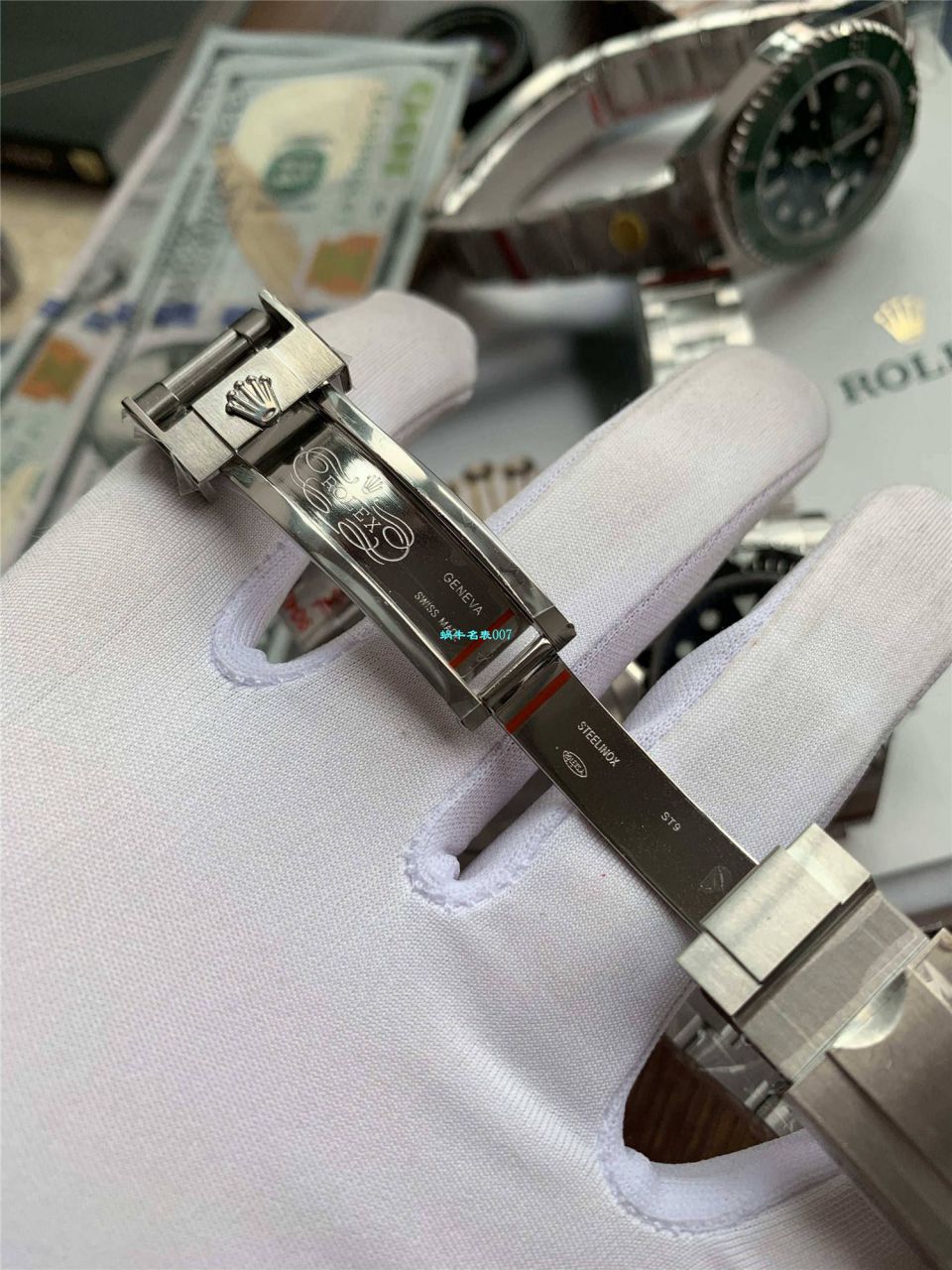 【 Video analysis 最完‎美复刻高仿​Rolex Submariner ‎SUBN Factory V10升​级版】 Rolex  Submariner 型系列116610LV-97200绿盘 wrist watch  / R392
