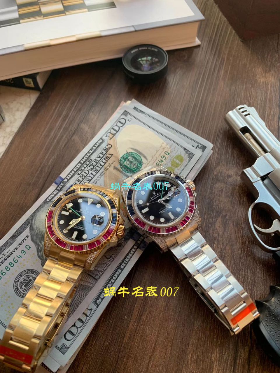 【LF Factory 一比一超A高仿手表】 Rolex  GMT MASTER II彩虹钻系列116758 SAru-78208 wrist watch  / R393