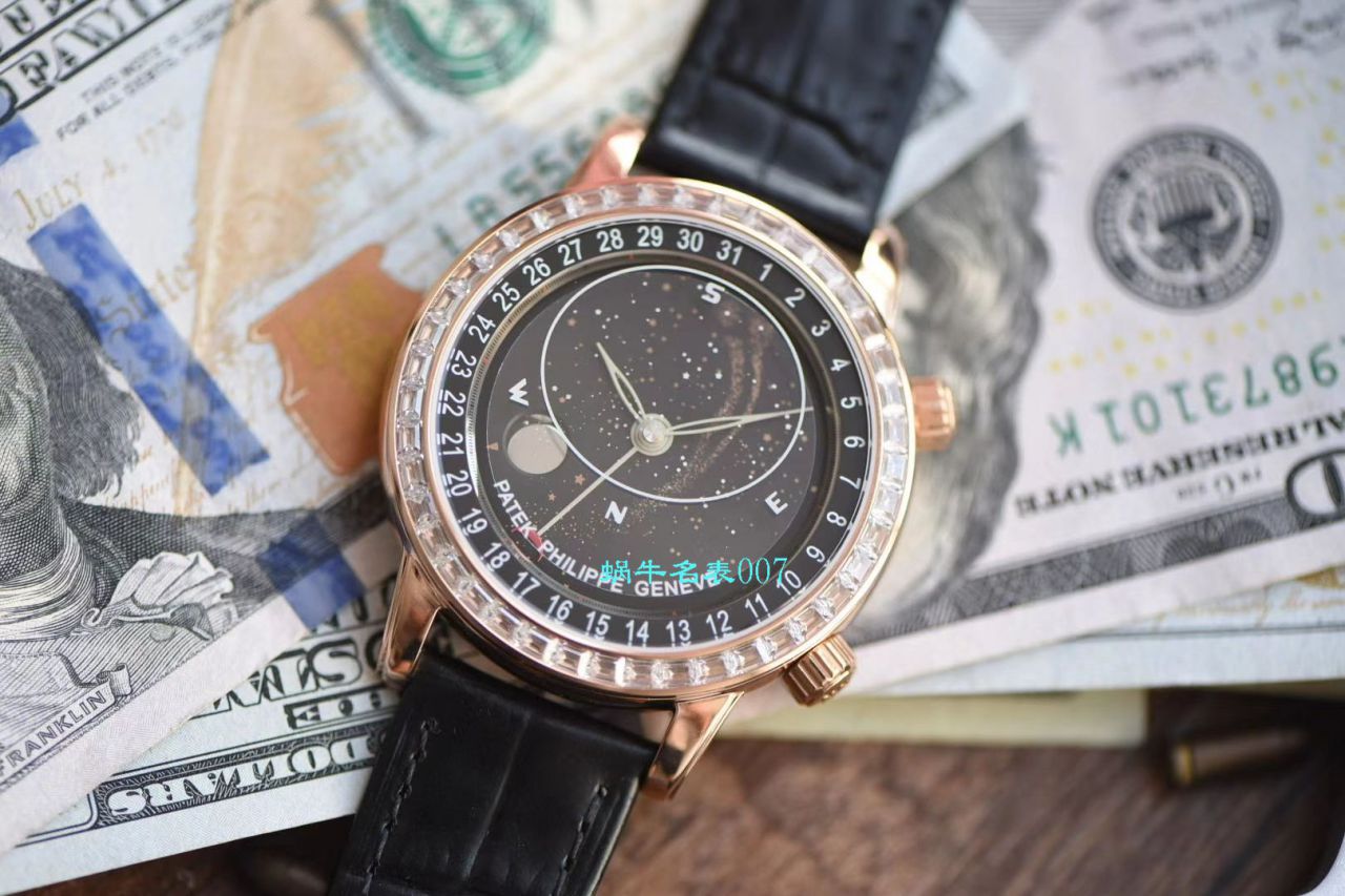 【台湾 Factory 最新升级版高仿手表】 PATEK PHILIPPE 超级复杂功能计时系列6104R-001 wrist watch  / BD236