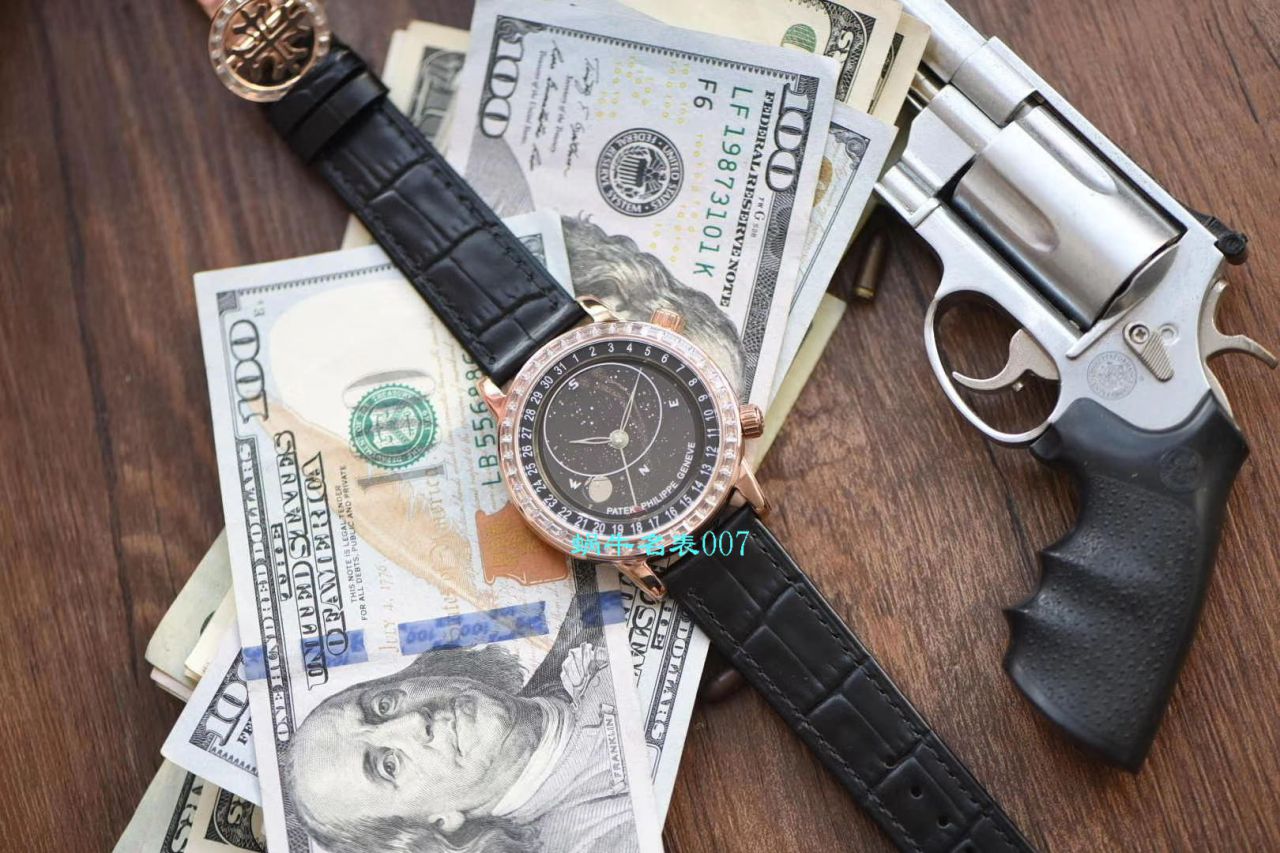 【台湾 Factory PATEK PHILIPPE复刻高仿表】 PATEK PHILIPPE 超级复杂功能计时系列6104R-001 wrist watch  / BD232