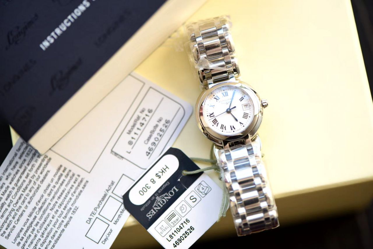 【渠道原单女表】 Longines 优雅 PRIMALUNA心月系列L8.110.4.71.6 wrist watch  / L122
